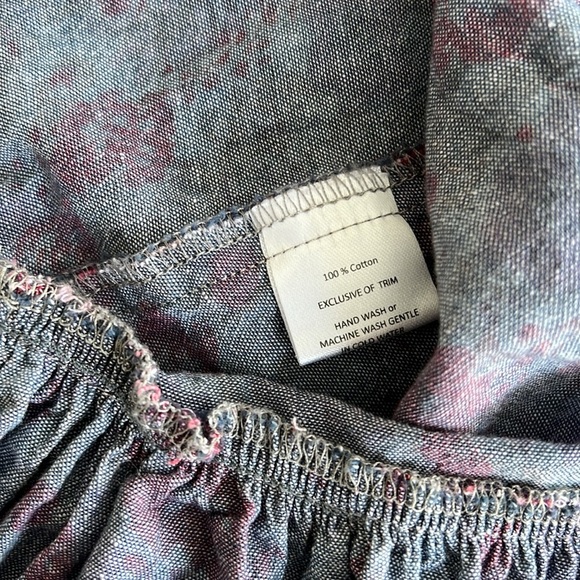 Elestory chambray floral dress - Picture 4 of 5